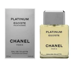 Chanel Platinum Égoïste Eau De Toilette – Timeless Woody Floral Musk for Men (100ml)