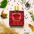 Versace Eros Flame Eau de Parfum for Men – Intense, Spicy & Woody Scent | 100ml